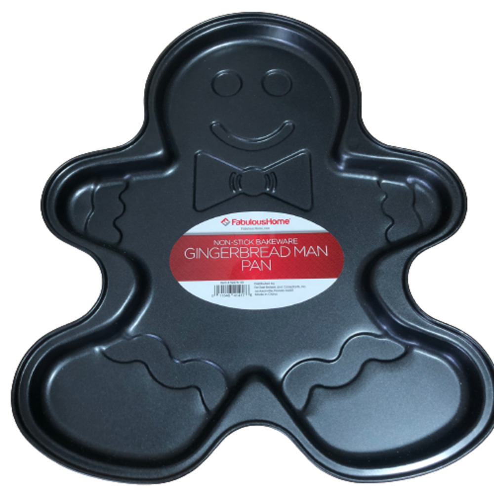 Fabulous Home 14" Non-Stick Gingerbread Boy Pan